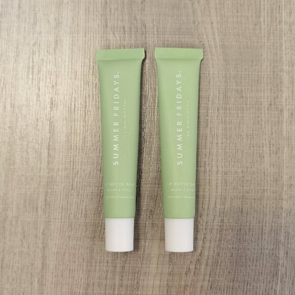 2Pcs:Sweet Mint/Summer Fridays Lip Butter Balm/New - Picture 2 of 3